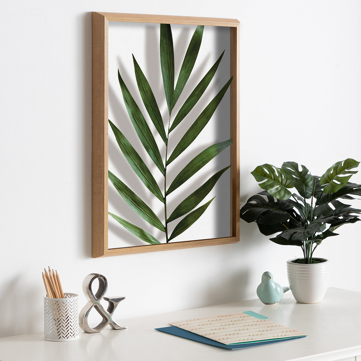 Kate and Laurel Blake Botanical 5F Printed Glass