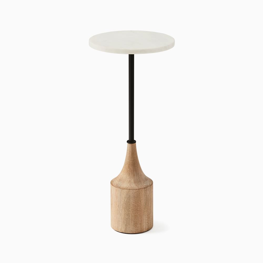 End Table with Magazine Storage Stand in Walnut Finish