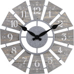 Numeral Farmhouse Windmill Clock