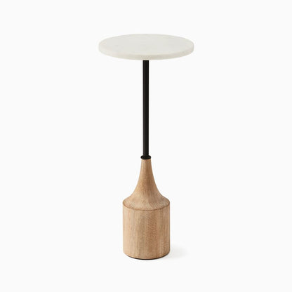 End Table with Magazine Storage Stand in Walnut Finish