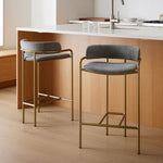 Austin Leather Bar Stool