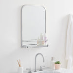 Glitzhome 28"D Deluxe Golden Octagonal Metal Glass Wall Mirror - 28"